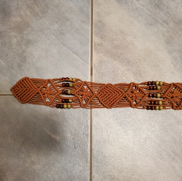 Boho Macrame Belt - Picture 3 of 4